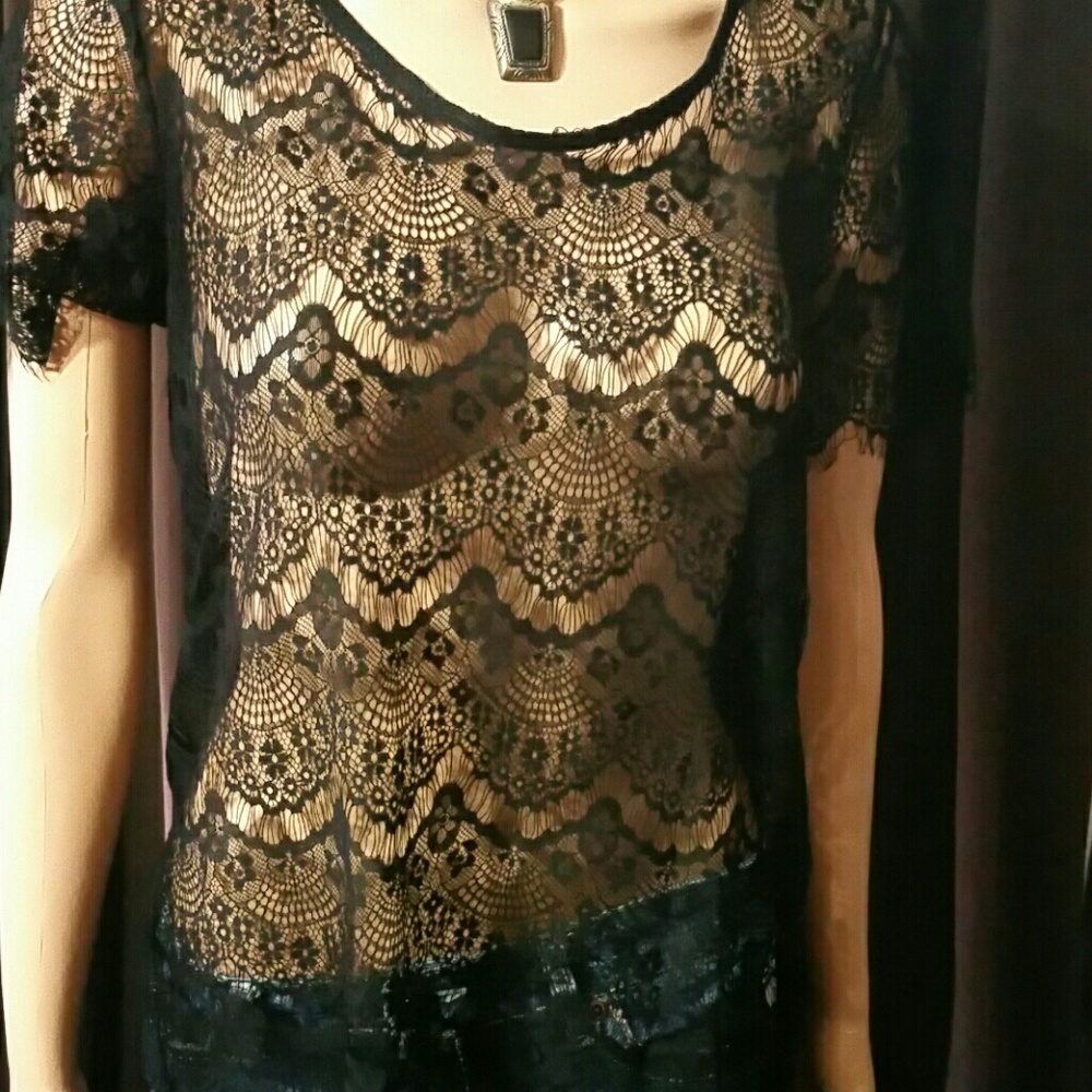 Alloy  lace top